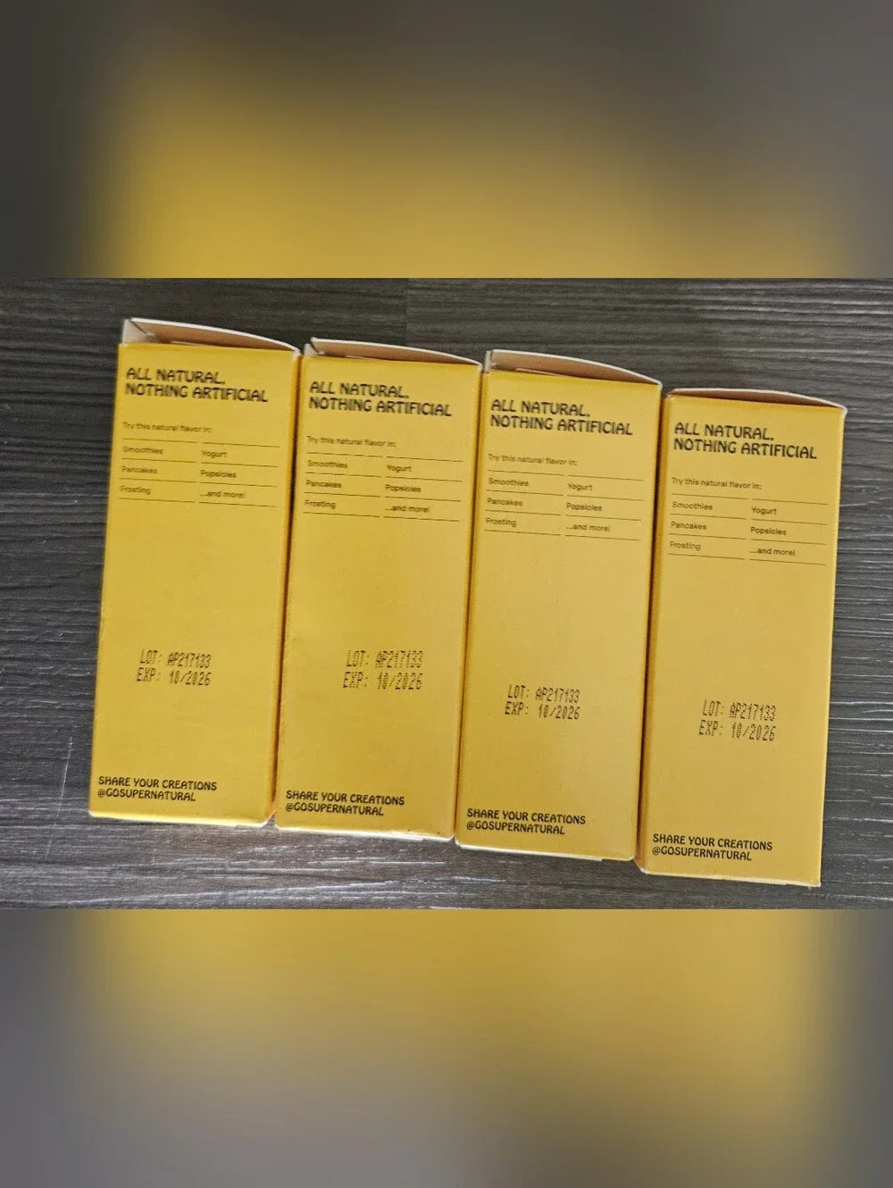Gummy Bear Natural Flavor - Yellow Packaging